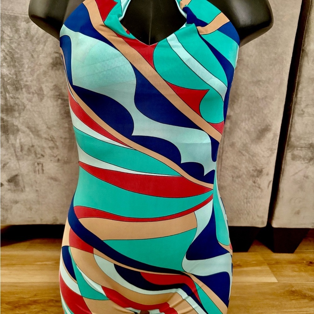 Colorful Abstract Women's Jumpsuit